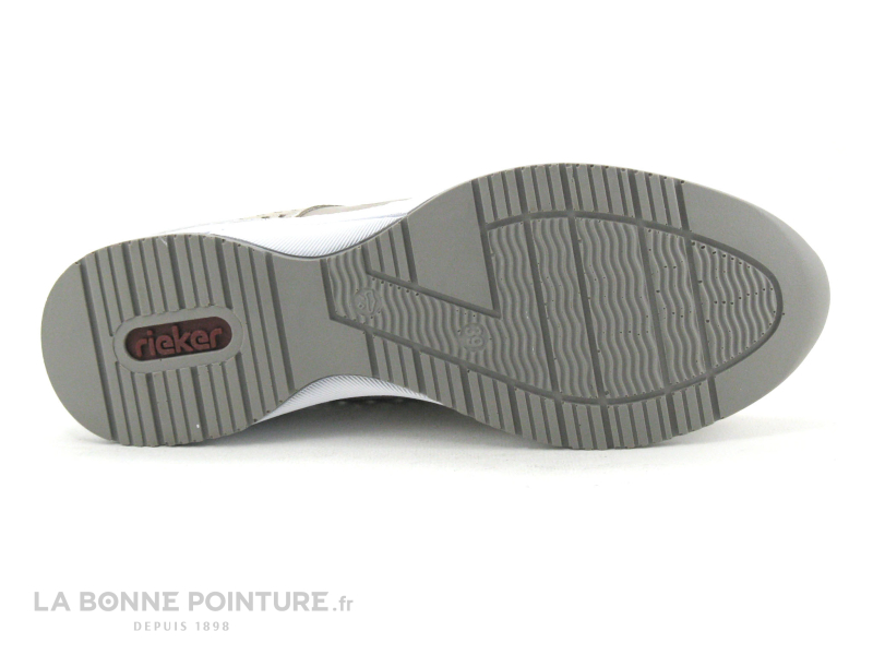 Rieker N4327-80 Beige Metallic - Basket Mode Femme 7 Rieker N4327-80 Beige Metallic - Basket Mode Femme – Image 7
