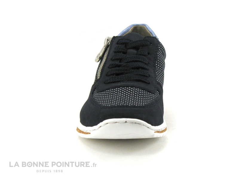 Rieker N5121-14 Bleu Marine - Basket Ville Femme 2 Rieker N5121-14 Bleu Marine - Basket Ville Femme – Image 2