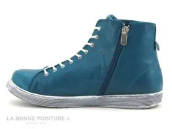 Andrea Conti 0341500-391 Topas - Basket Montante Femme Cuir Bleu -Botte Pluie Neige Soldes cd24607c73b9e66c561f35ea11d5d5ef img 0491.jpg 172180