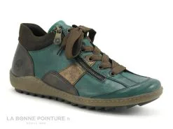 Remonte 1481-12 Bleu Et Marron - Chaussure Montante Femme -Botte Pluie Neige Soldes cd24607c73b9e66c561f35ea11d5d5ef img 1450.jpg 173397