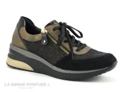 Remonte D2400-90 - Noir - Bronze Antique - Basket Compensee Femme