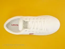 Levi's Levis MALIBU 2-0 Brilliant White - Sneakers Basses Blanches Femme -Botte Pluie Neige Soldes cd24607c73b9e66c561f35ea11d5d5ef img 1557.jpg 173474