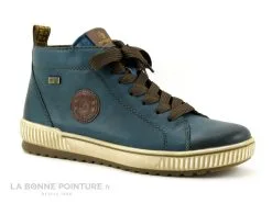 Remonte D0771-12 Bleu Petrole - Basket Montante Femme