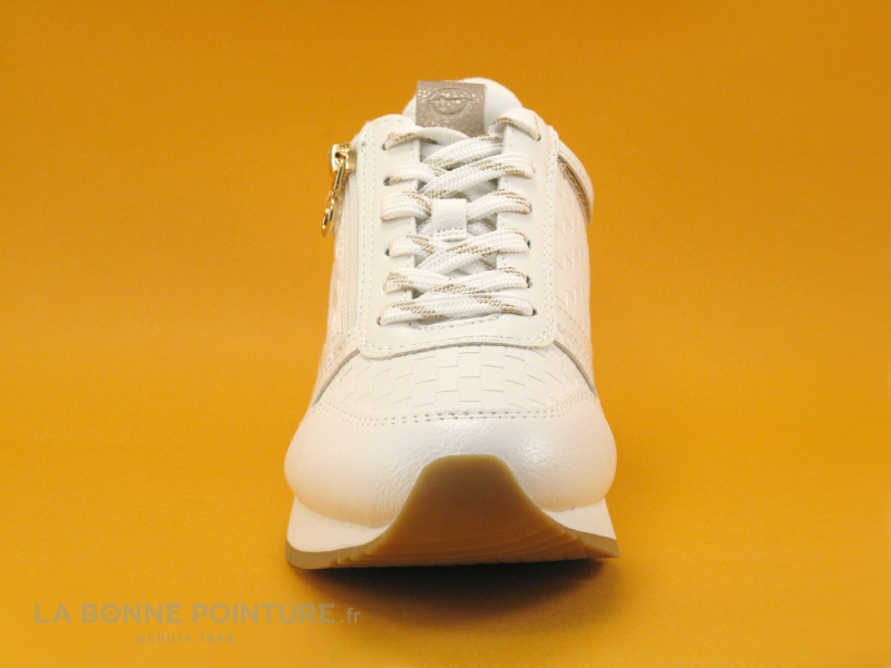 Tamaris 1-23603-28 - Blanc - Rose Gold - Basket Ville Femme 2 Tamaris 1-23603-28 - Blanc - Rose Gold - Basket Ville Femme – Image 2