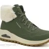 Skechers UNO RUGGED Fall Air - 167274 - Olive - Boots Kaki Femme