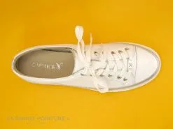 Caprice 9-23654-20 White - Basket Femme Blanche Et Argent -Botte Pluie Neige Soldes cd24607c73b9e66c561f35ea11d5d5ef img 5930.jpg 179091