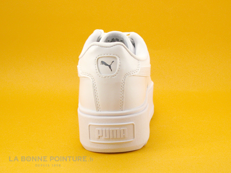 Puma KARMEN L 384615 - Basket Femme Blanche 4 Puma KARMEN L 384615 - Basket Femme Blanche – Image 4