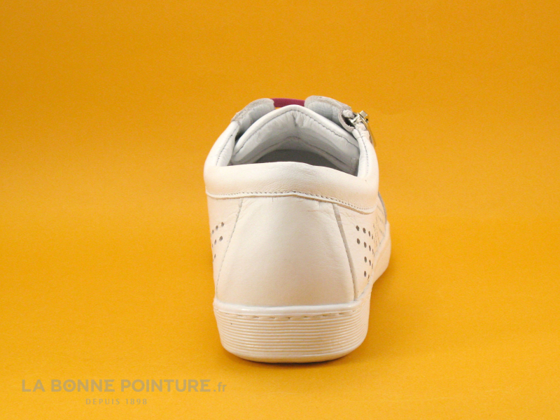 Andrea Conti 0065900 181 - Basket Blanche - Elastiques Multicolores 4 Andrea Conti 0065900 181 - Basket Blanche - Elastiques Multicolores – Image 4