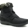 Antarctica 713 Noir - 2 Velcros - Bottine Fourre Femme