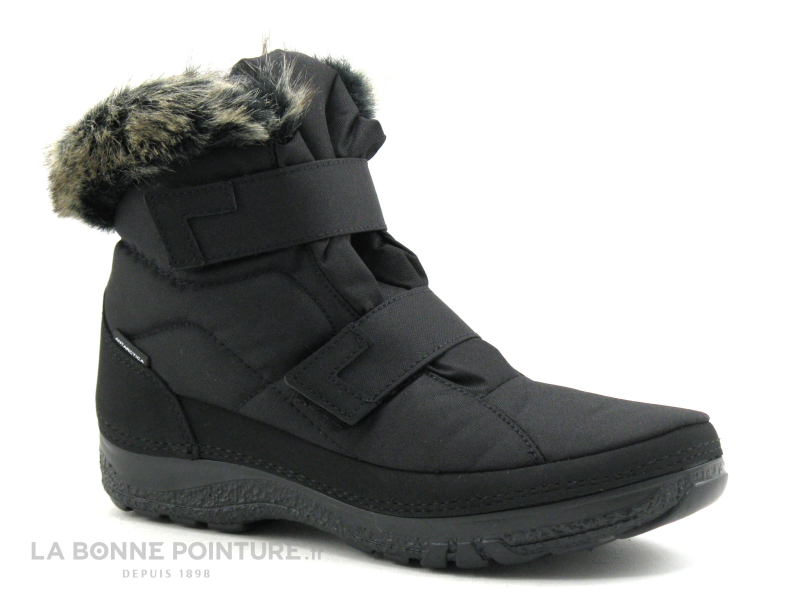 Antarctica 713 Noir - 2 Velcros - Bottine Fourre Femme 5 Antarctica 713 Noir - 2 Velcros - Bottine Fourre Femme – Image 5