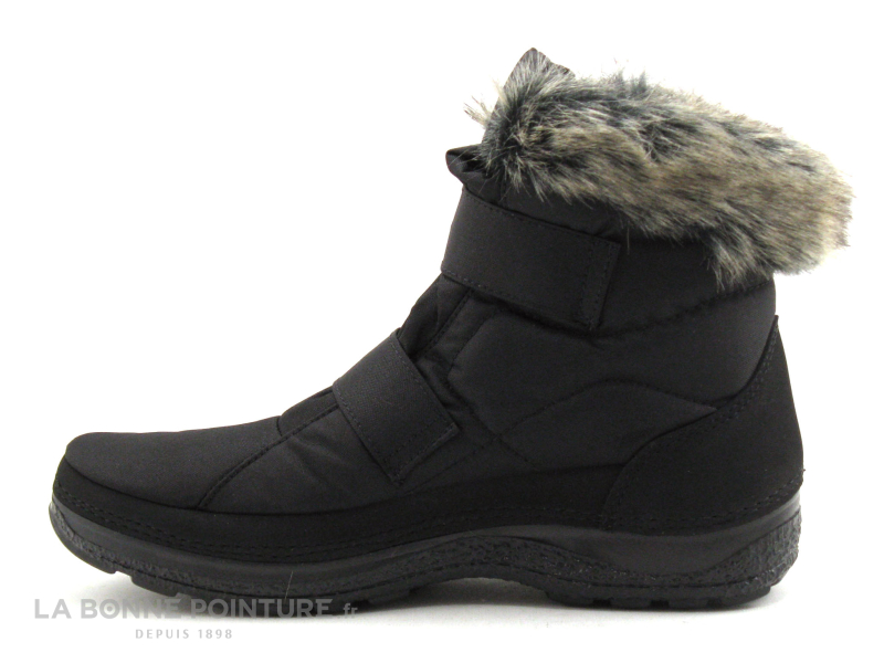 Antarctica 713 Noir - 2 Velcros - Bottine Fourre Femme 3 Antarctica 713 Noir - 2 Velcros - Bottine Fourre Femme – Image 3