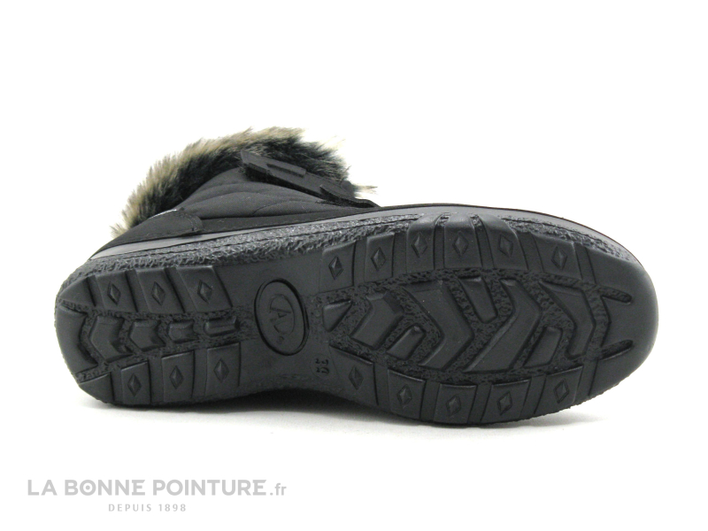 Antarctica 713 Noir - 2 Velcros - Bottine Fourre Femme 7 Antarctica 713 Noir - 2 Velcros - Bottine Fourre Femme – Image 7