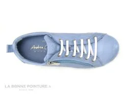 Andrea Conti 0063612-821 Bleu Pastel - Basket Cuir Femme -Botte Pluie Neige Soldes cd24607c73b9e66c561f35ea11d5d5ef img 6380.jpg 167224