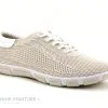TBS JAZARIA Q7373 - Sneakers Flyknit Eco Pet - Quartz - Femme Beige F