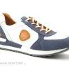 Remonte R2527-15 - Basket Ville Femme - Bleu Jean - Blanc - Orange