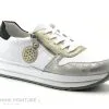 Rieker L3512-40 Blanc - Argent - Basket Mode Femme