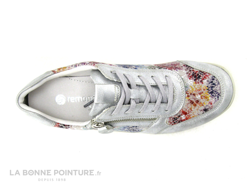 Remonte R7637-40 Ice Multi Grey Silver - Basket Femme Zippee 6 Remonte R7637-40 Ice Multi Grey Silver - Basket Femme Zippee – Image 6