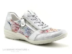 Remonte R7637-40 Ice Multi Grey Silver - Basket Femme Zippee