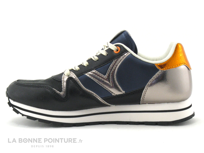 Victoria 1141134 Noir Argent Orange - Sneakers Mode Femme 3 Victoria 1141134 Noir Argent Orange - Sneakers Mode Femme – Image 3