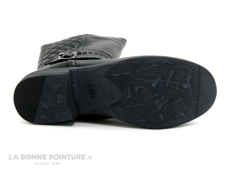 Wipop DELVIS Noir - Botte Fille - Arriere Matelasse 6 Wipop DELVIS Noir - Botte Fille - Arriere Matelasse – Image 6