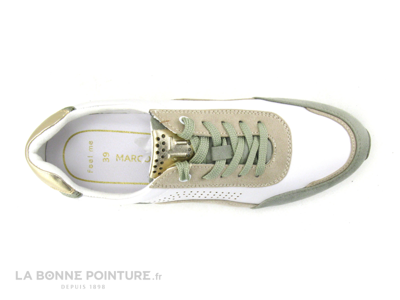 Marco Tozzi 2-23729-28 White Dune - Basket Compensee Femme 6 Marco Tozzi 2-23729-28 White Dune - Basket Compensee Femme – Image 6
