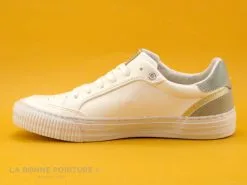 Mustang Shoes Mustang 1420-301-11 Weiss Mint - Basket Basse Femme - Blanc - Vert -Botte Pluie Neige Soldes cd24607c73b9e66c561f35ea11d5d5ef img 9555.jpg 170953